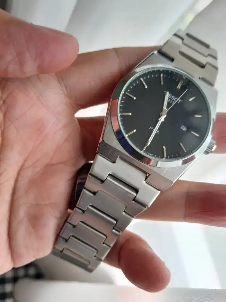 Jam tangan tissot prx dial hitam