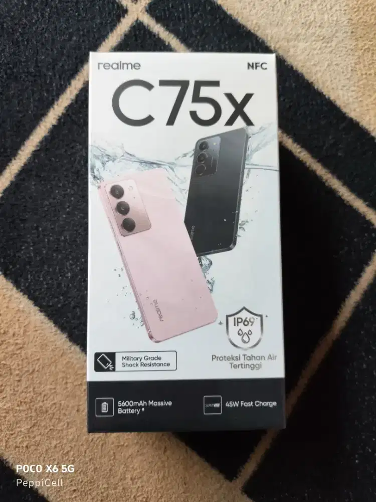 Realme C75x 8+16GB/128 GB NEW Garansi resmi