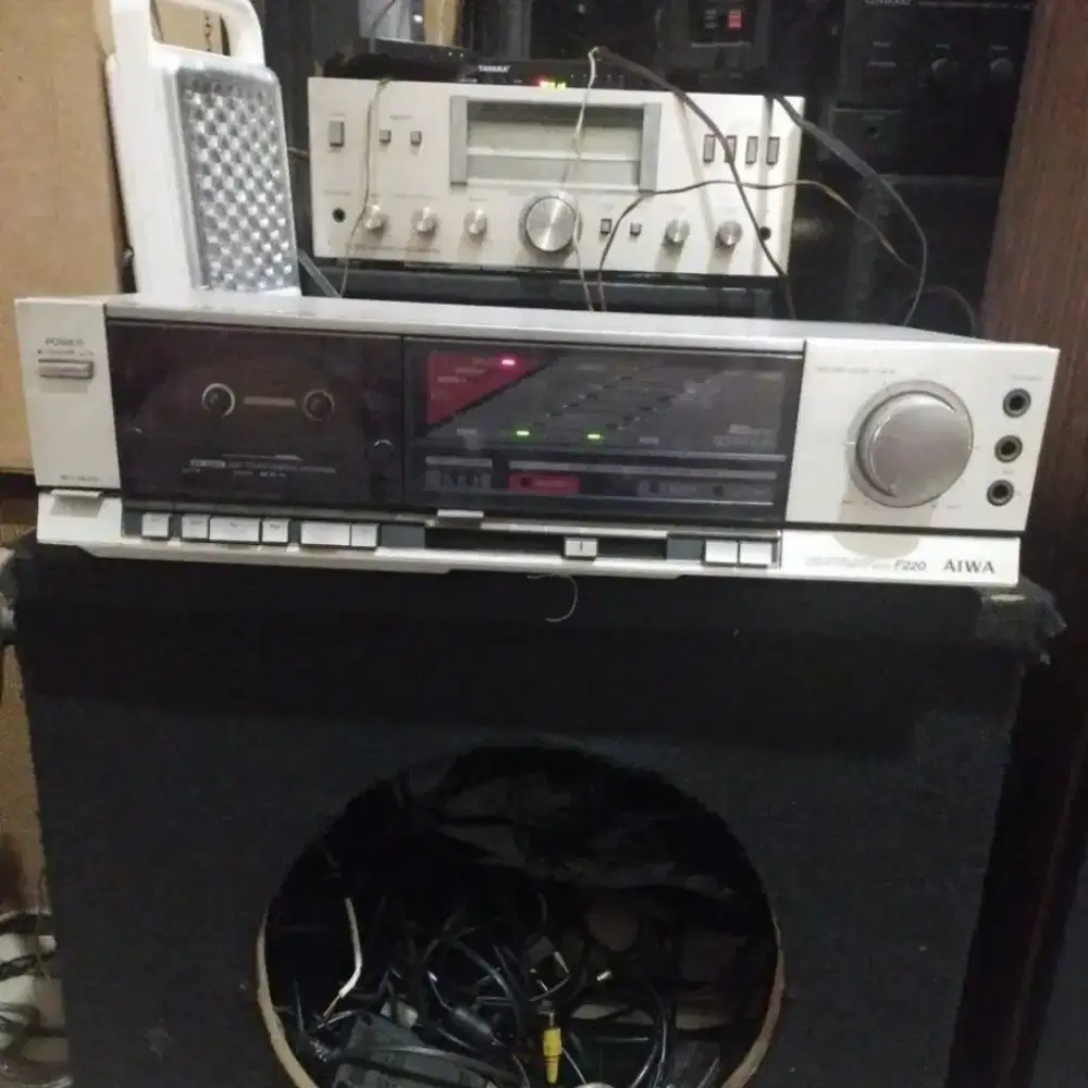 Stereo caseette tape deck AIWA f220 full original made in Japan