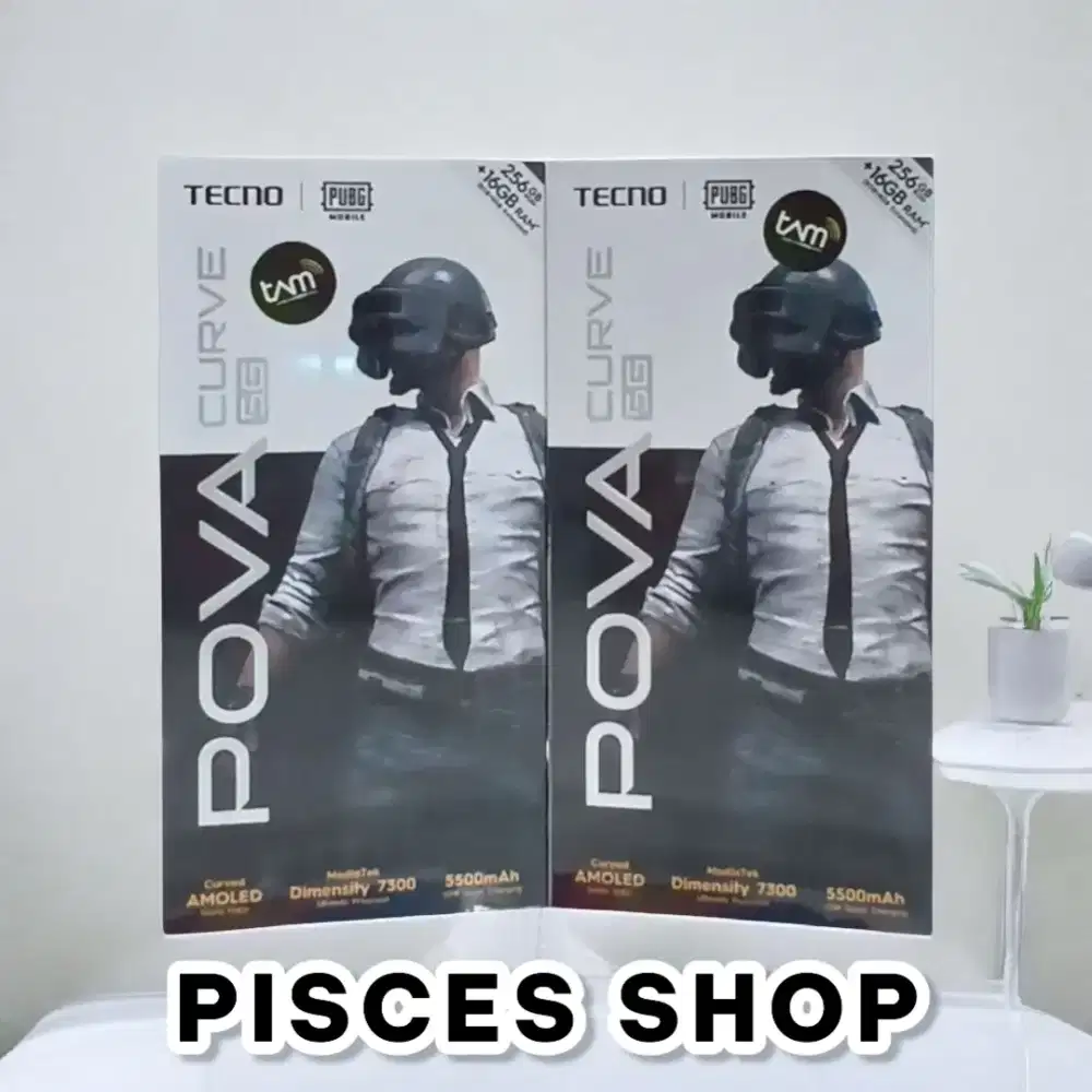 TECNO POVA CURVE 5G RAM 8/256 NEW Segel Garansi Resmi 1 Tahun