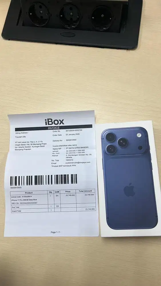 Iphone 17 Pro Ibox NEW