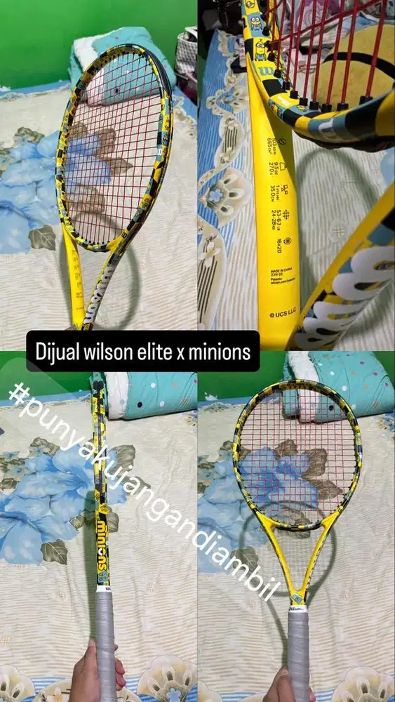 Raket tennis wilson minions