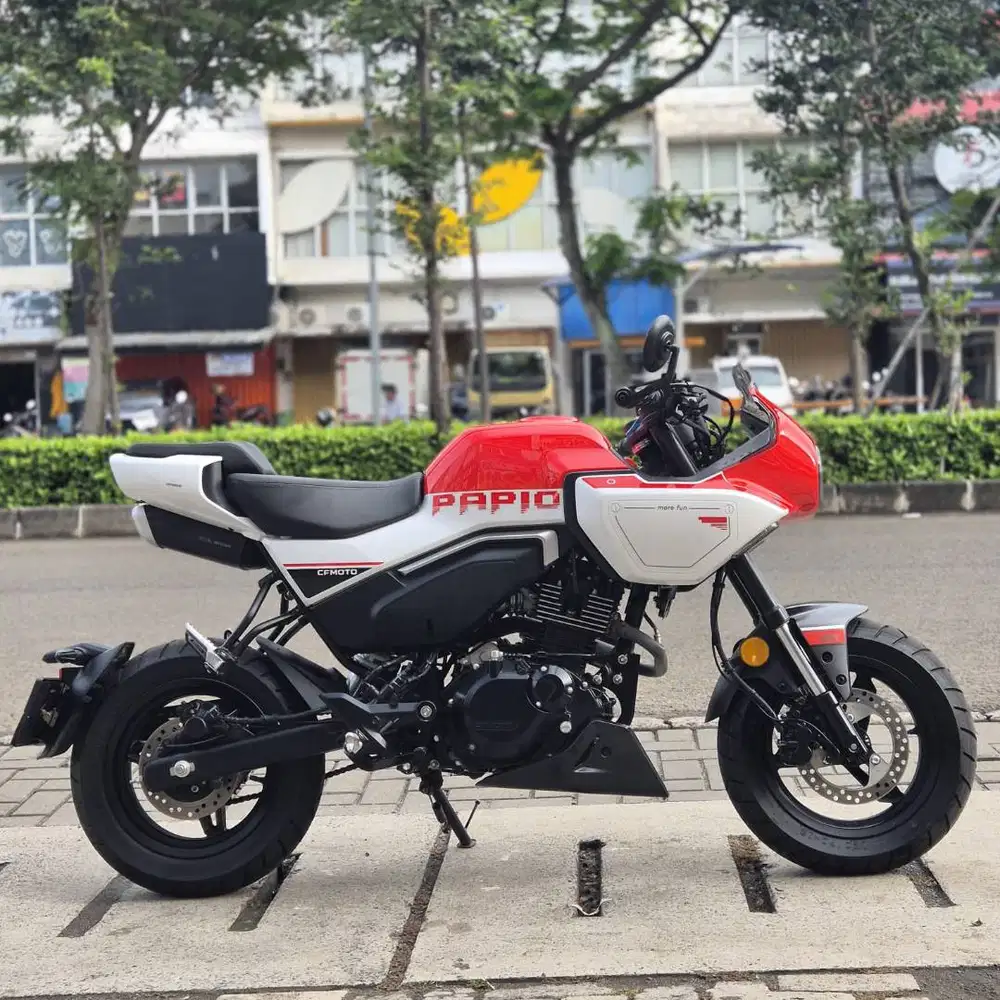 RASA BARU! CFMOTO PAPIO XO-1 125 ABS 2024 MERAH KM 300 PERAK PAJAK ON