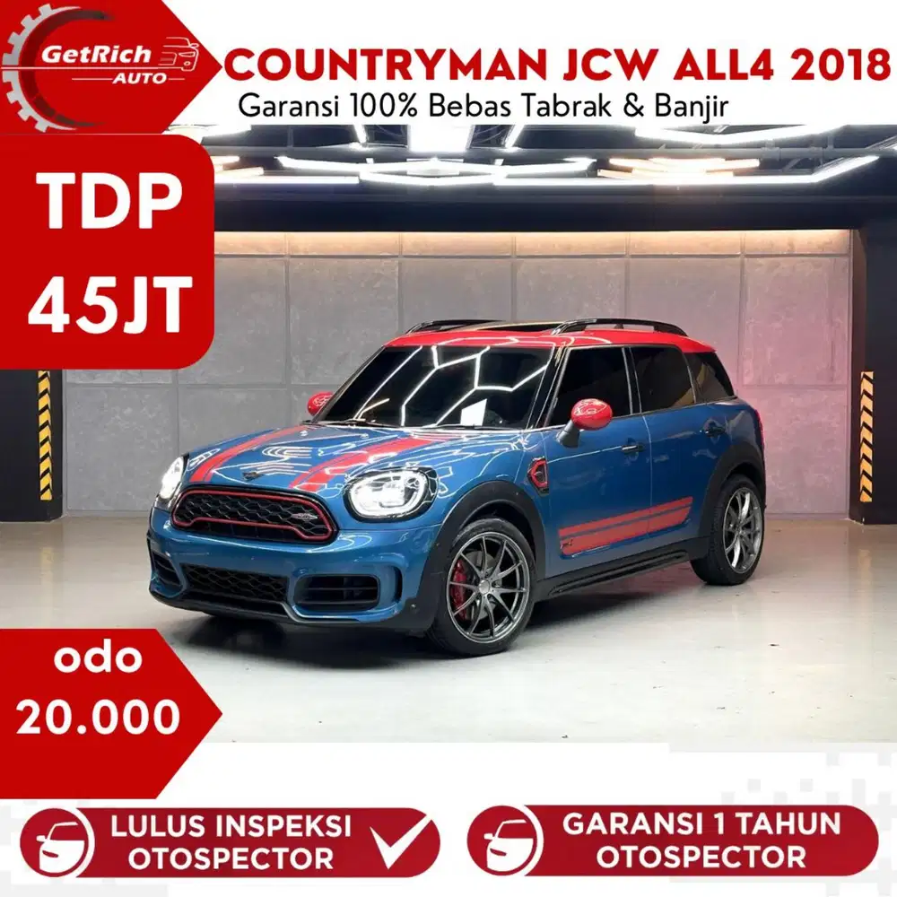 MINI COOPER COUNTRYMAN JOHN COOPER WORKS ALL4 2.0 AT 2018 (asli)