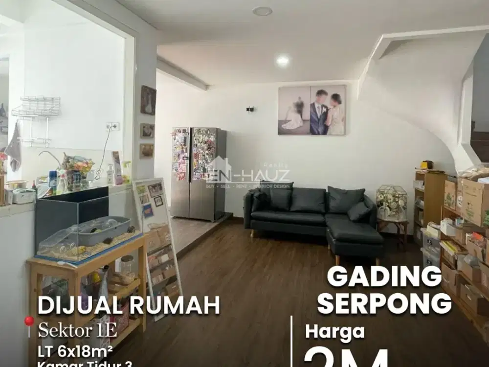(MT) DiJual Rumah Sektor IE , Gading serpong