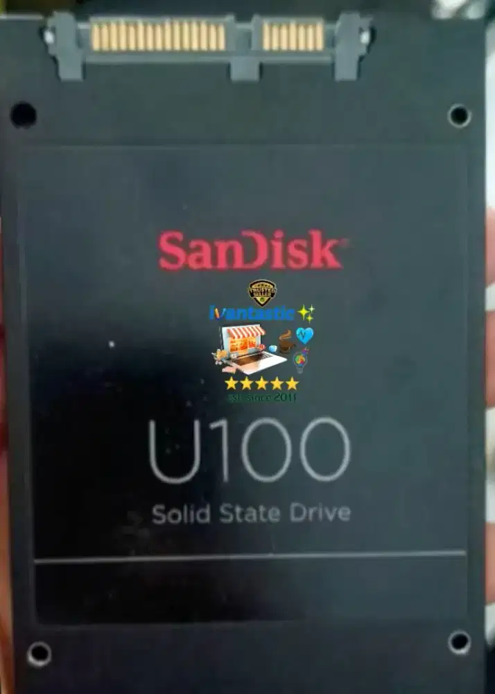 SSD SATA SANDISK U100 16GB ORIGINAL 7 hari pakai Health Sentinel 100%