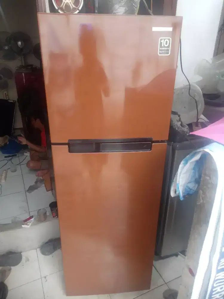 Kulkas 2 pintu samsung inverter normal dingin beku nego tipis