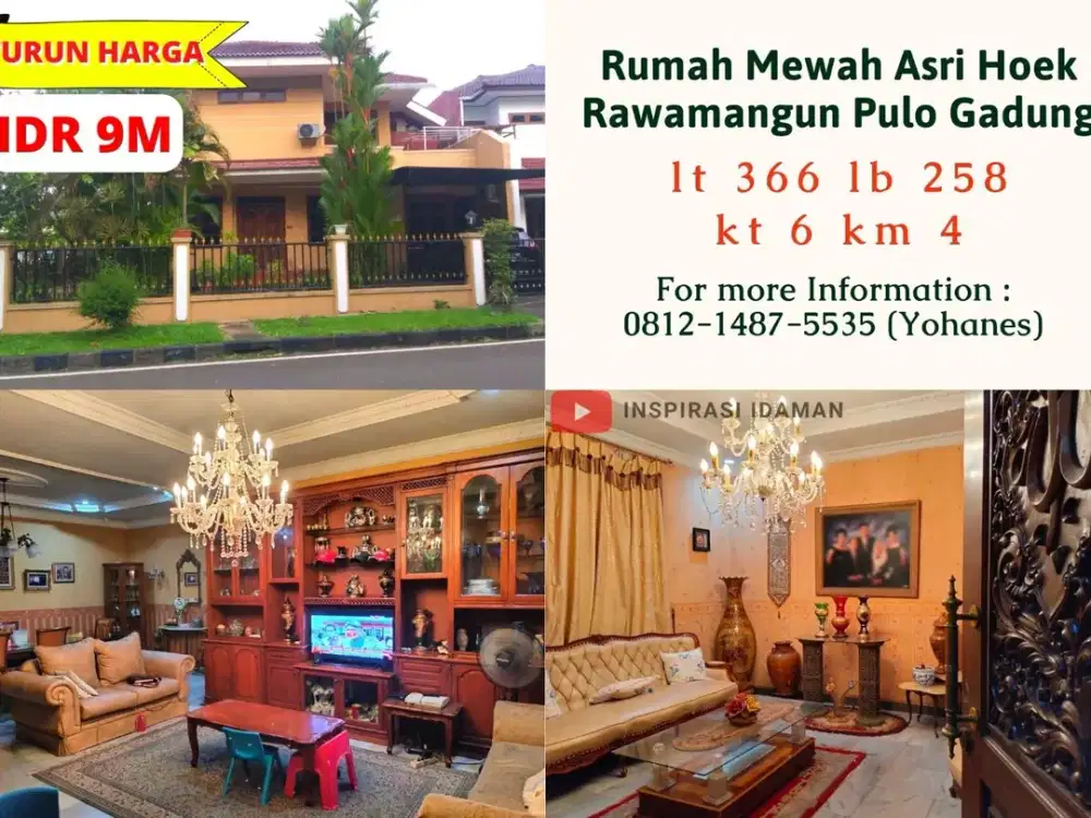 Rumah Komplek Elite Taman Berdikari Rawamangun Hoek