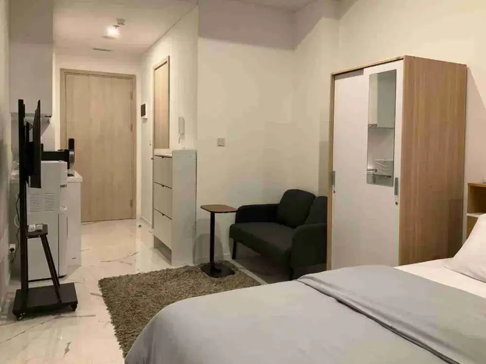 Disewakan Apartemen South Quarter – Studio Low Floor, Furnished