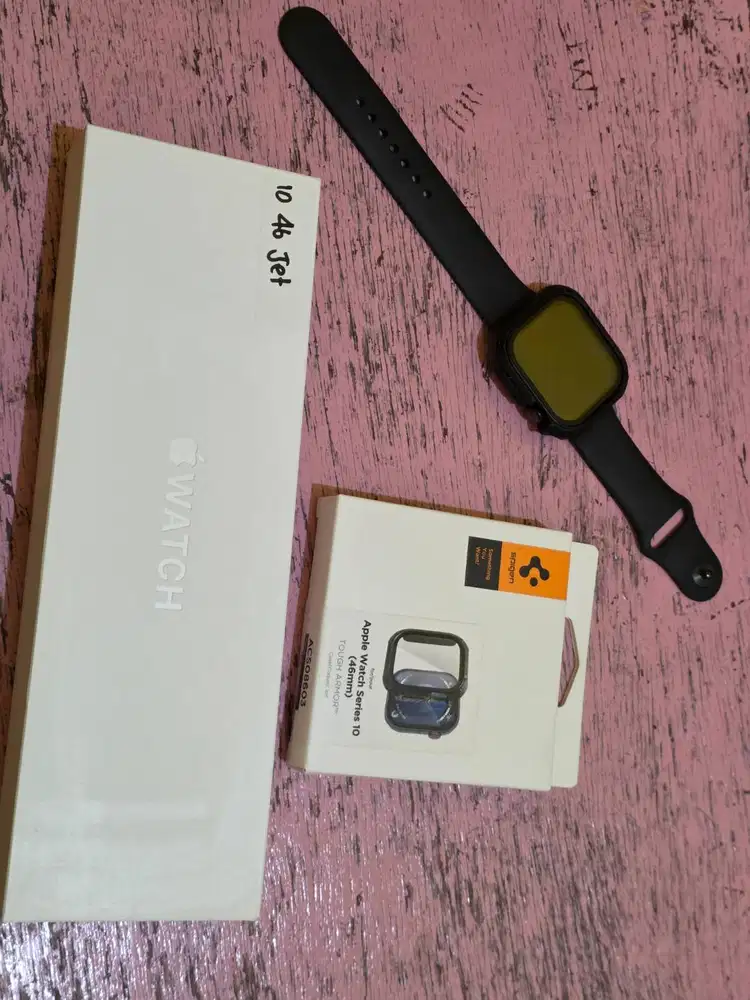 Apple Watch Series 10 Pro 46mm Black Fullset Garansi