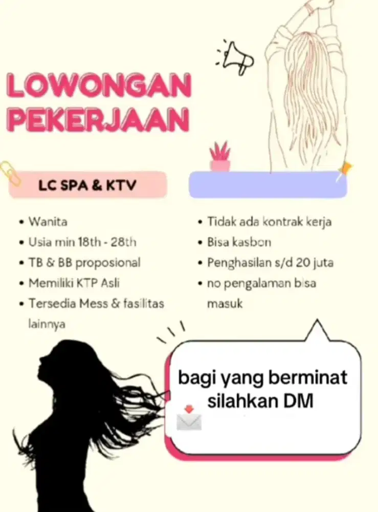 Di Butuhkan Lc untuk wanita