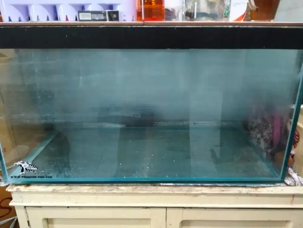 Jual Aquarium tebal 1 cm tinggi 40cm x lebar 80cm muluss NO minus