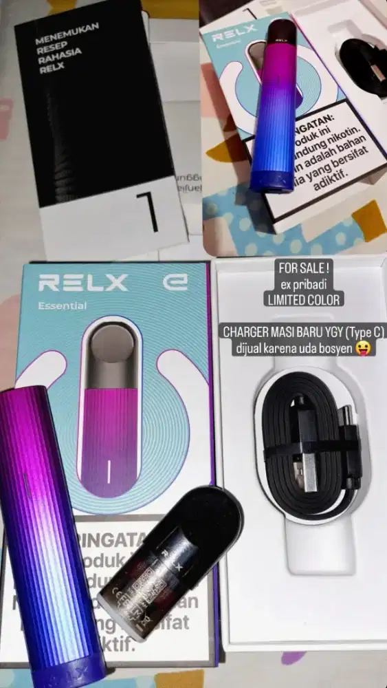 JUAL DEVICE RELX ESSENTIAL NEON PURPLE