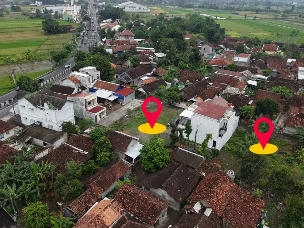 Tanah Strategis Diantara Candi Prambanan dan Exit Tol Jogonalan