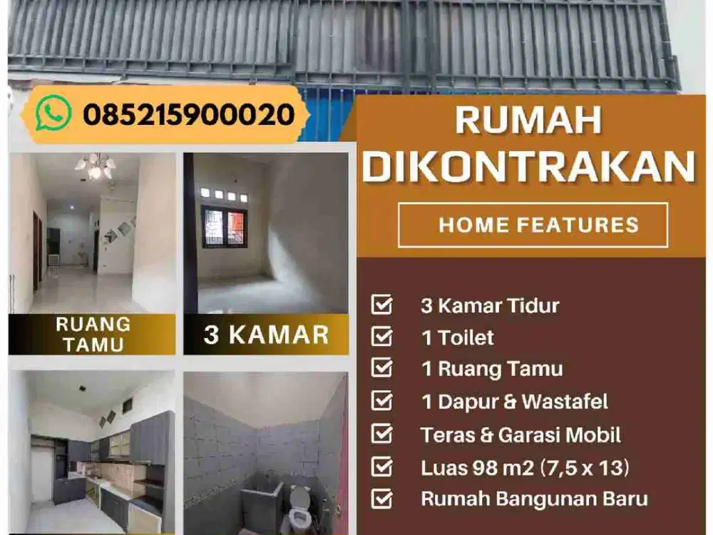 DI SEWAKAN RUMAH MURAH TAMAN CIBODAS
