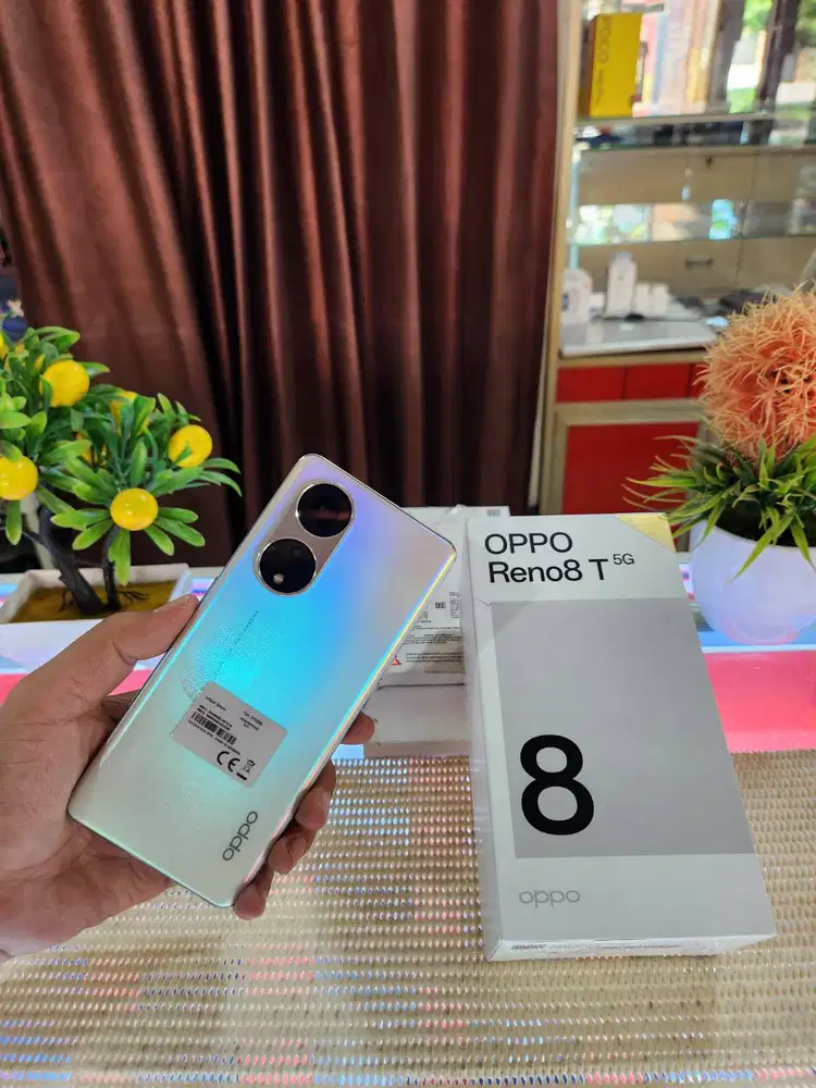 Oppo Reno 8T 5G Ram 8+8Gb/ 256Gb Fullset Mulus Original 100% Bergarans