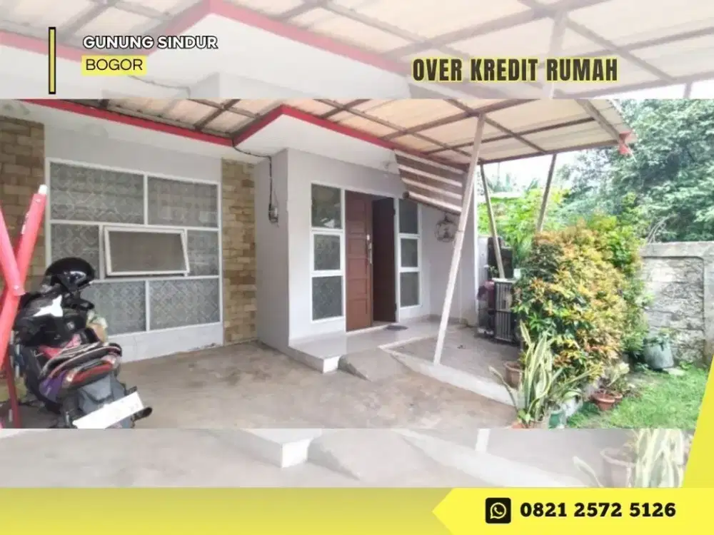 Jual Over Kredit Rumah dkt Stasiun KA 78JT di Cluster Adellin Bogor