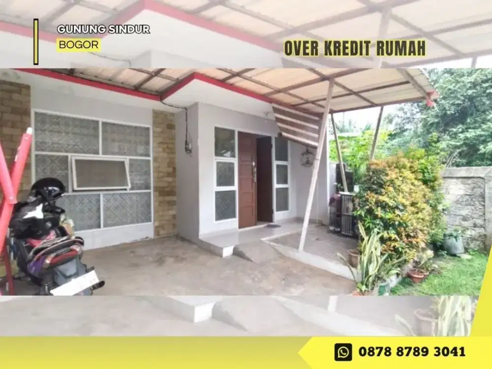 Jual Take Over Rumah 78JT di Gunung Sindur Cluster Adellin dkt Stasiun