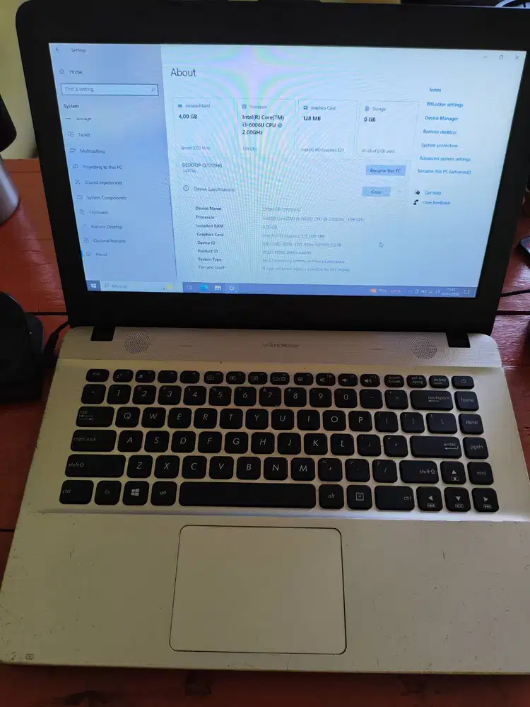 Laptop asus x441ua i3-6006U