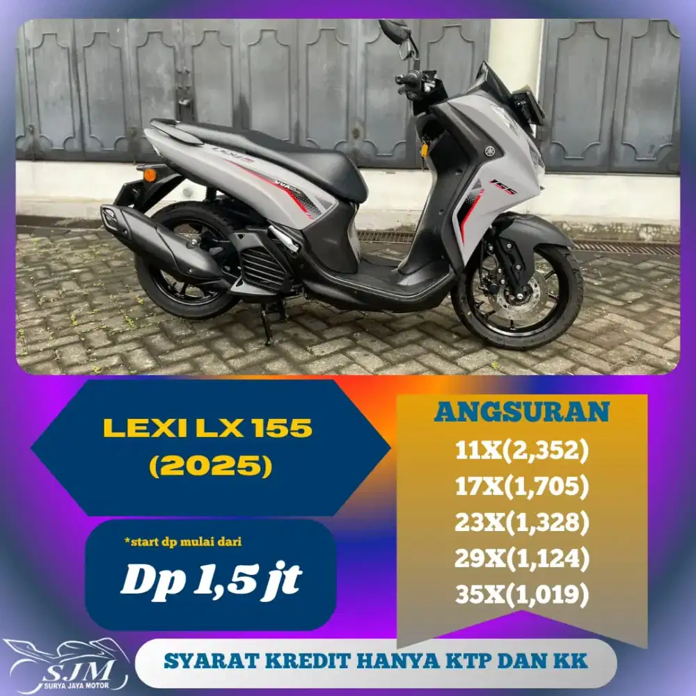 YAMAHA LEXI LX 155 2024 CASH & KREDIT