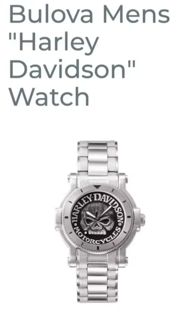 JAM HARLEY DAVIDSON BY BULOVA ORIHINAL