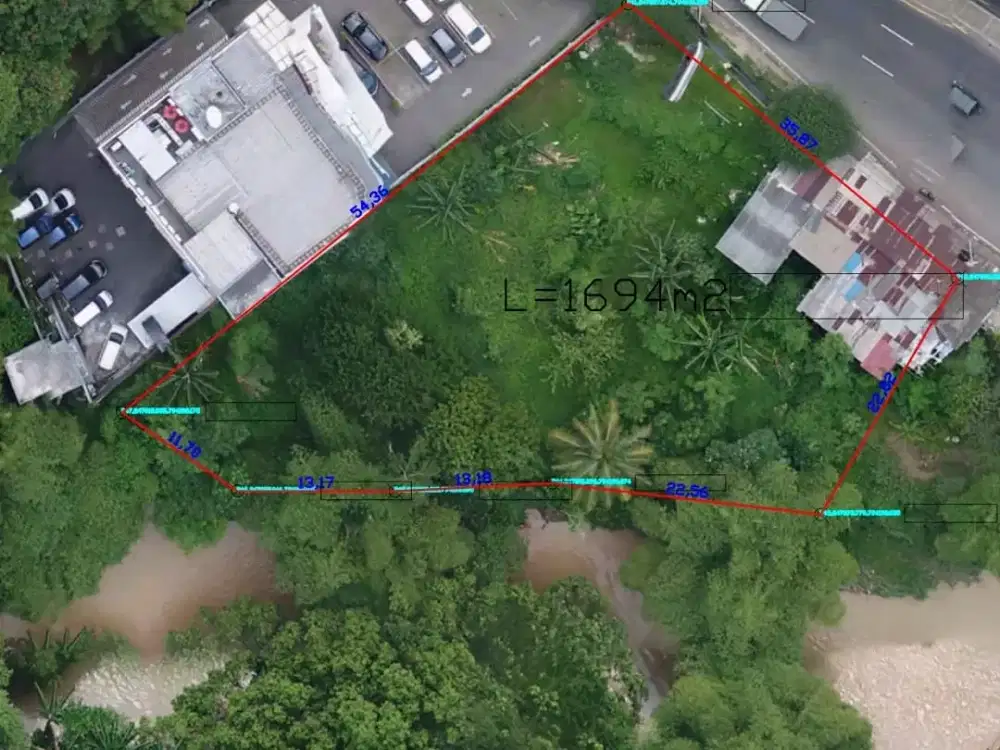 Di jual lahan di ujung ruko Citragrand depan pintumasuk CBD