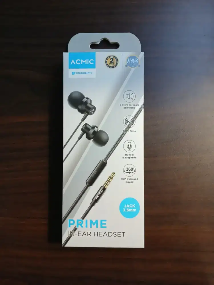 ACMIC PRIME In-Ear Headset Earphone Earbuds Headphone Stereo with Mic