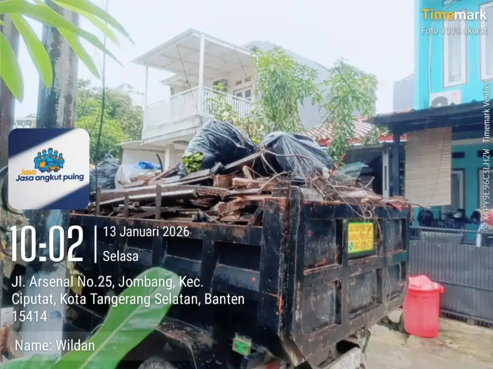 Jasa buang puing dan angkut tanah