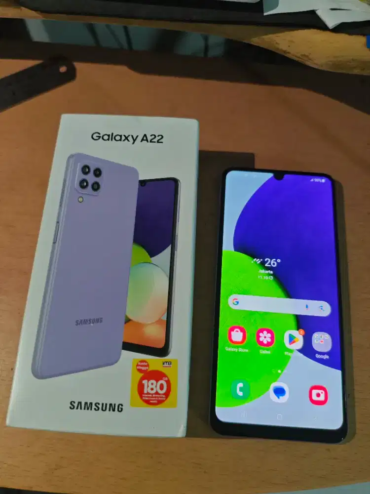 Samsung second A22 - 6 / 128 GB Fullset normal