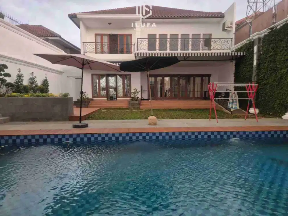 disewakan rumah asri baru renovasi lokasi premier kemang