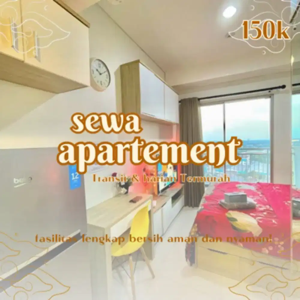 Sewa apartemen Jakarta Selatan KALIBATA CITY Harian/Transit Termurah