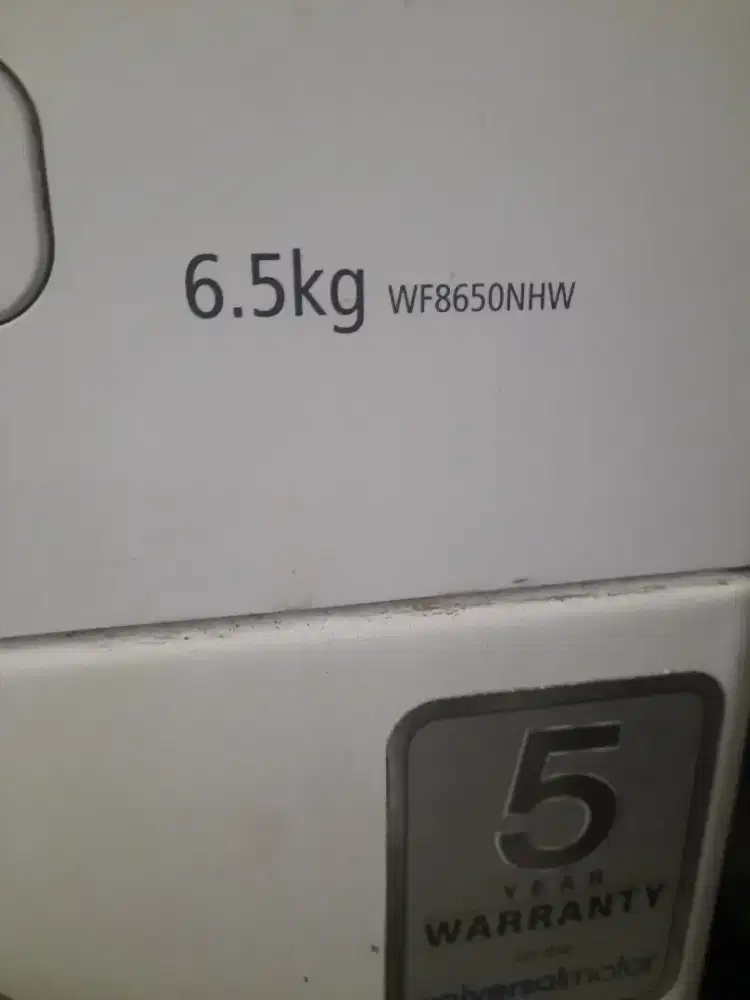 Jual mesin cuci second Samsung frontloading wf86...