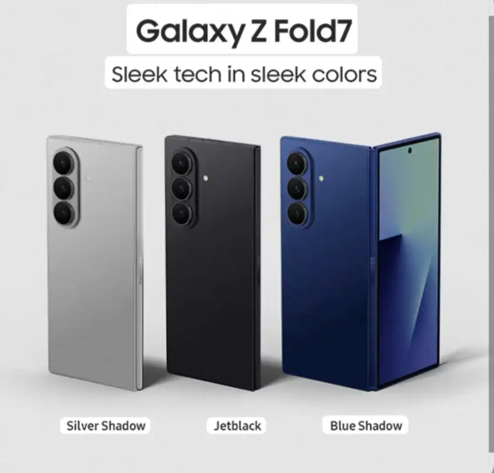 Samsung galaxy Z Fold 7 5g 12/256gb garansi resmi samsung