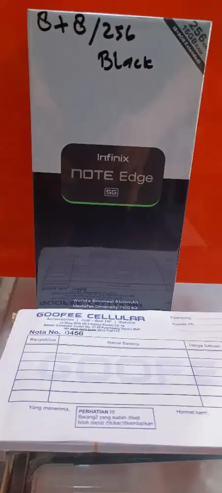 Infinix Note Edge 5G 8/256 Resmi
