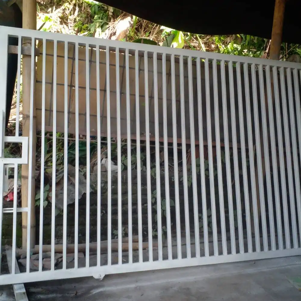 Gerbang Pagar minimalis Bandung jual pagar baru custom berkualitas