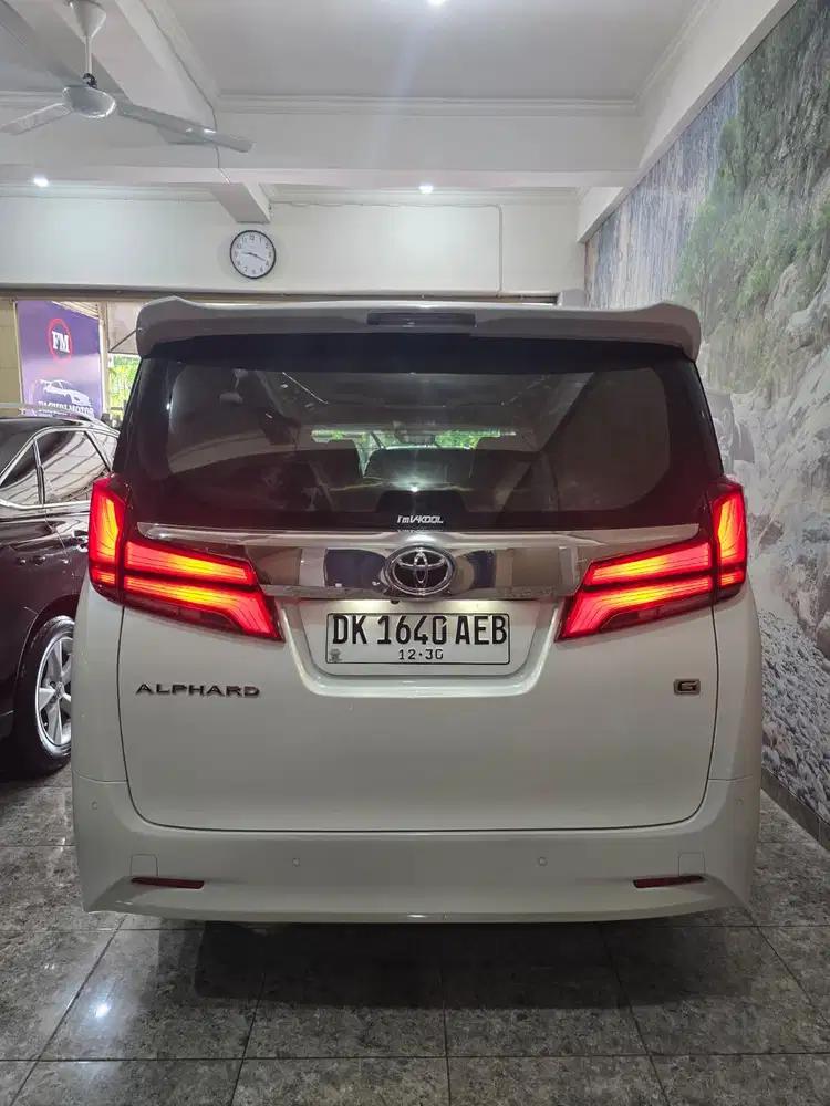 ALPHARD G 2.5 TAHUN 2019 KM 66RB SERVIS RECORD SUPER