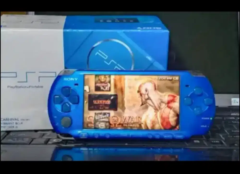 Psp sony 3000 biru keren full games mulus lancarr siap main oke