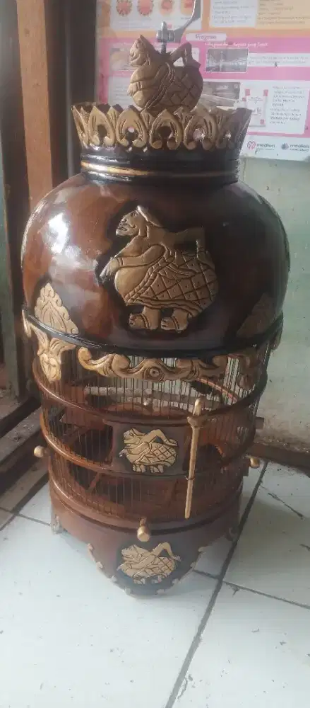 Sangkar ukir Semar