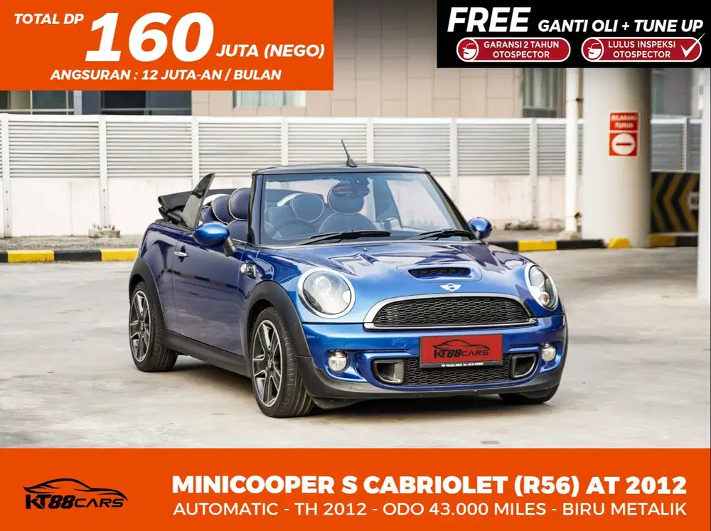 MINICOOPER S CABRIOLET 1.6 (R56) AT 2012