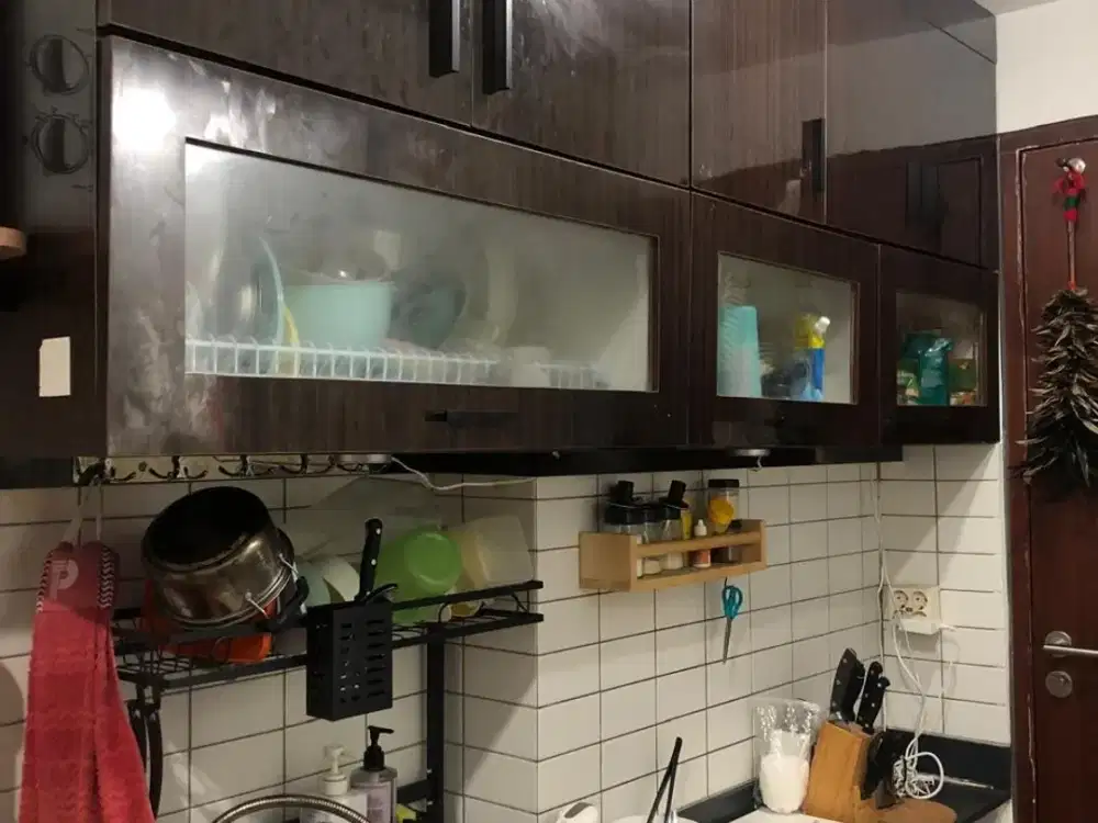 Dijual Cepat Unit 1BR semi Furnished apartemen Sayana Harapan Indah ( View Kolam Renang )