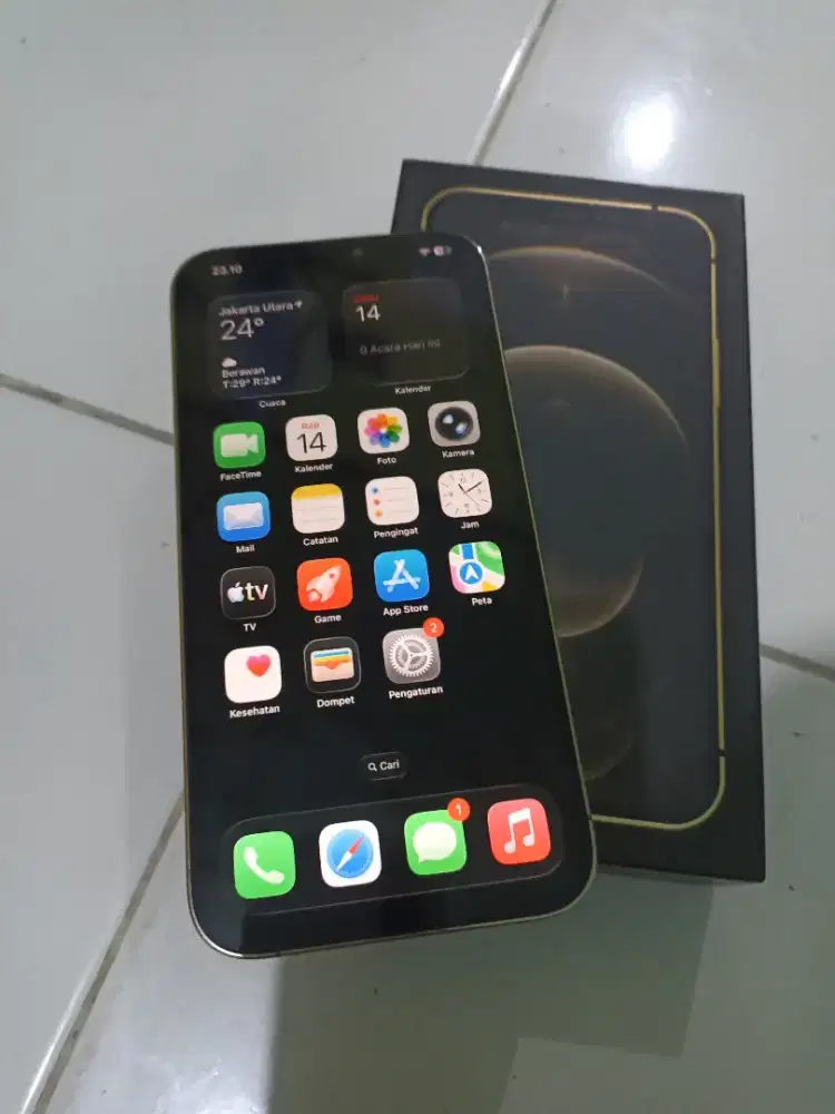 Iphone 12 pro max 512gb fullset all op