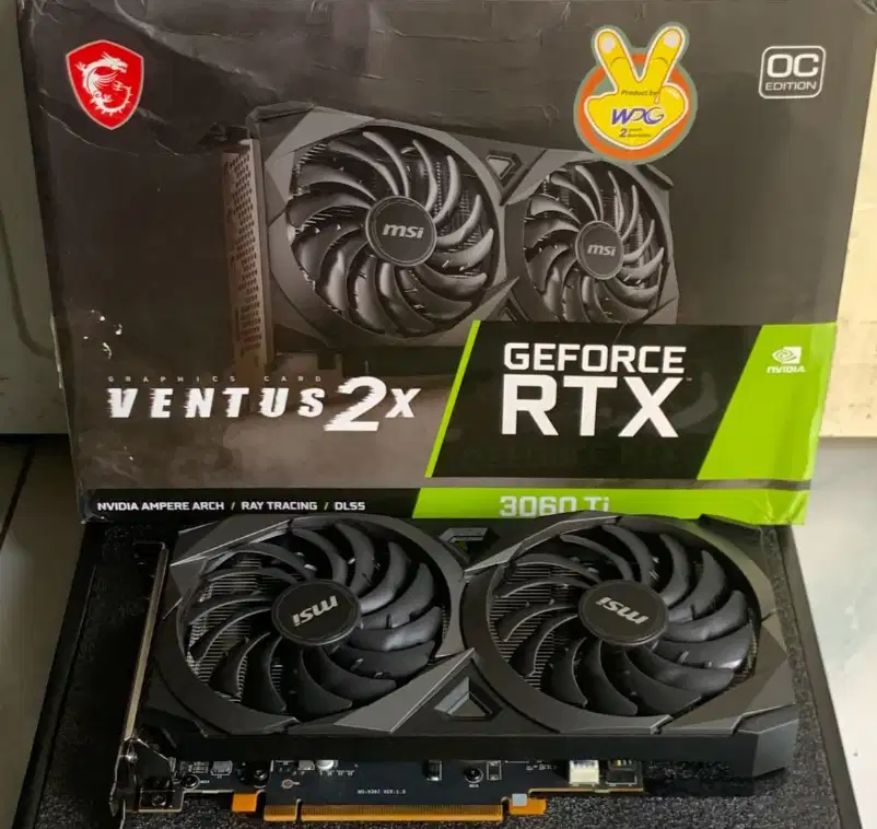 VGA RTX 3060 TI Ventus Like New