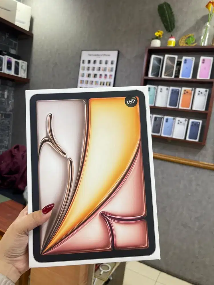 Ipad Air 7 M3 128 Wifi+Cell Starlight NEW Garansi Resmi Ibox