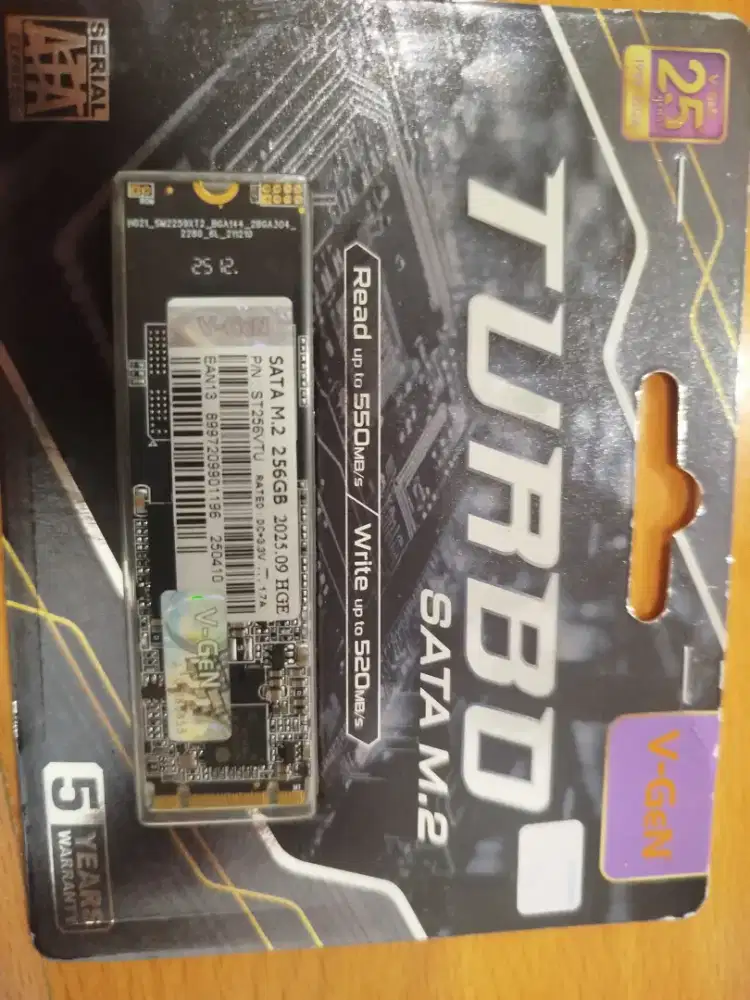 SSD SATA m2 vgen turbo 256gb