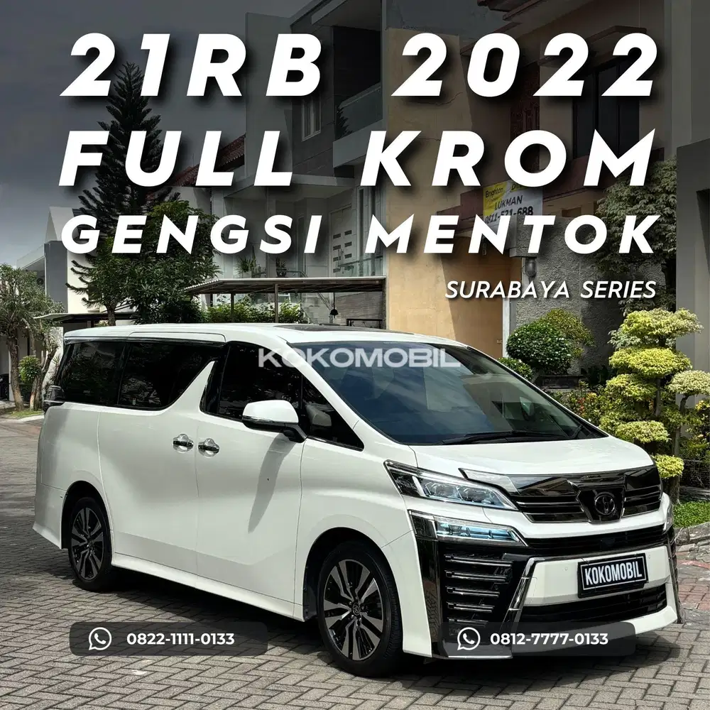 [KM 21RB] TOYOTA VELLFIRE 2.5 G AT 2022