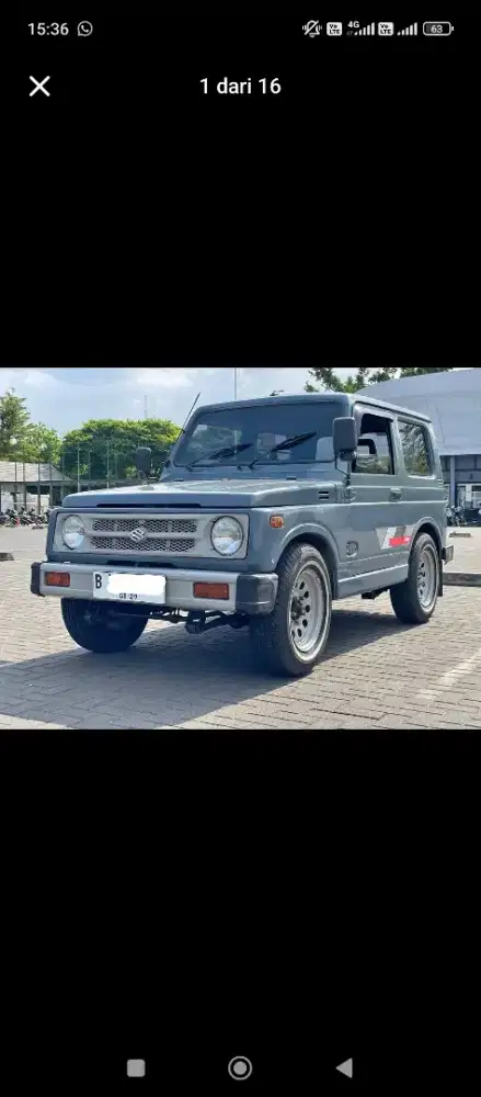 Jimny Katana 1990 DX 4x2
Plat B