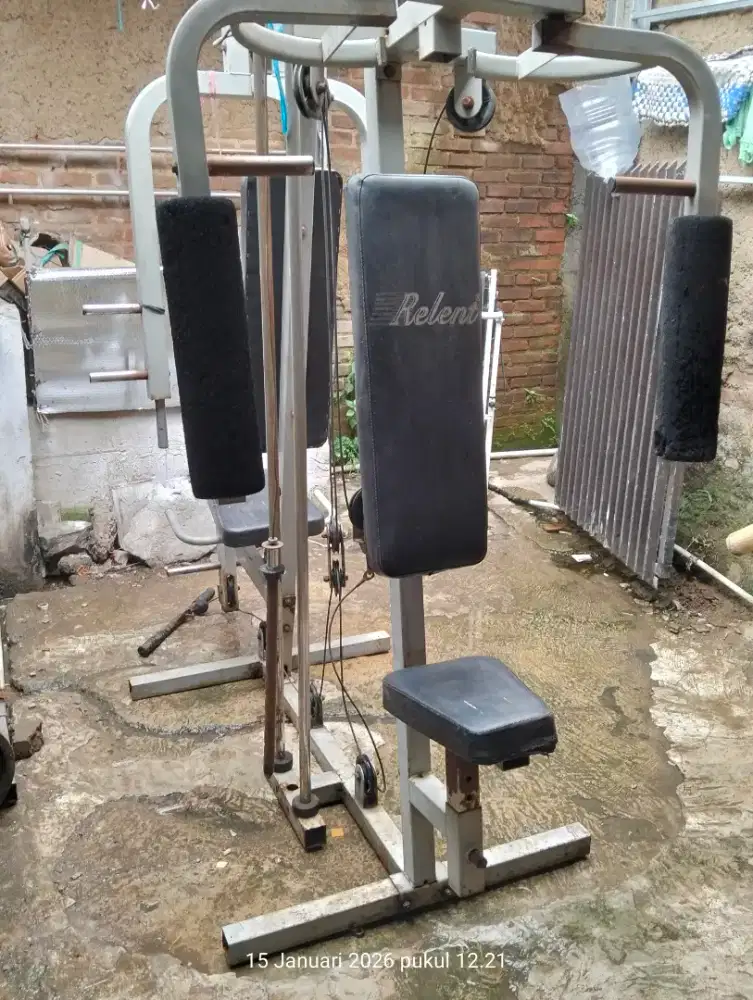 Home gym 2 sisi alat olahraga fitness