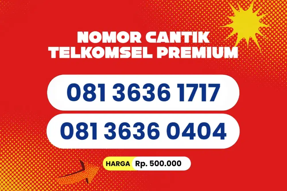 Nomor Cantik Telkomsel Murah Rapi Limited Edition