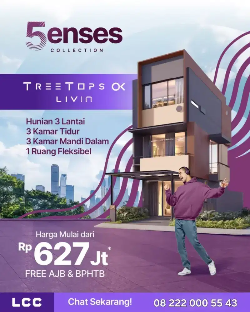 Tree Tops Ok Livin Alpha 3,3 5enses Collection Lippo Cikarang
