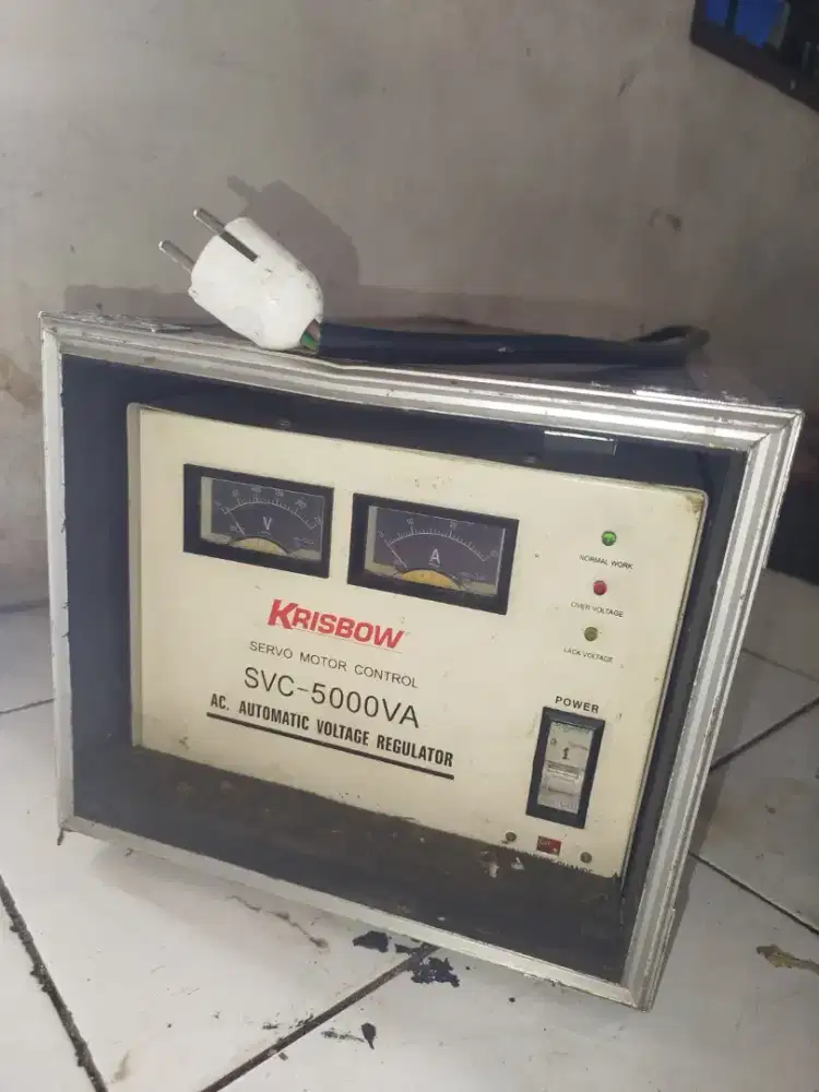 Stabilizer Krisbow 5000 amper normal mulus no minus tes langsung ajaa